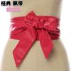 Fajas para Mujer Accesorios Vestido Cinturón Ancho Lazo Cinta Larga Moda Cuero Cinturón de Mujer Venta al Mayoreo de Fábrica