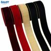 Cinta de Terciopelo con Borde Dorado, Cinta de Terciopelo DIY Envoltura de Regalo de Navidad, Tocado Flocado, Accesorios para el Cabello, Tejido de Lazo