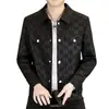 Chaqueta para Hombre 2026 Primavera y Otoño Nuevo Estilo Solapa Moderna Versátil Casual Ropa de Trabajo Tacto de Alta Gama Prenda Exterior Superior Moderna
