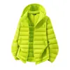 Nueva chaqueta de plumón estándar nacional para mujer, ropa de exterior de otoño e invierno, 90% plumón de pato, con capucha, adecuada para figuras petite, cálida, versátil para viajar