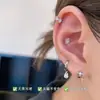 Aretes tipo Ear Cuff de Circonia con Forma de Lazo para Mujer 2026 Nuevo Estilo Nicho Diseño de Alta Gama Modernos Dulces Pendientes Estudiante