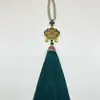 Colgante de coche para viaje seguro con forma de gota de aceite de boutique, accesorios para coche, colgante de calabaza, cerradura auspiciosa de riqueza, cloisonné, venta al por mayor