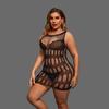 Europa e Estados Unidos novo comércio exterior roupa íntima sexy plus size modelo gordo macacão perspectiva sexy paixão pijamas apertados rede feminina