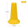 Balde Sinalizador de Obstáculos Multifuncional 17cm Equipamento Auxiliar de Treinamento de Futebol Sinalizador de Obstáculos para Patinação Tubo de Buzina