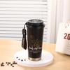 Taza de Café de Alto Valor con Forro de Cerámica Lily of the Valley Aislamiento al Vacío para Oficina Negocios Taza de Regalo Personalización