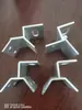 Abrazadera Trapezoidal Fotovoltaica Tipo T para Teja Metálica Trapezoidal Abrazadera de Fijación para Techo de Aleación de Aluminio Accesorios de Fijación para Perfil de Acero