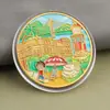 Monedas conmemorativas de ciudades, recuerdos turísticos, monedas coloridas en relieve con paisajes arquitectónicos de Beijing, Shanghái y Nanjing, monedas conmemorativas coleccionables