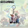 Zootopia 2 Nick Judy Gary Llavero Acrílico Ins de Alto Valor Mochila Mercancía de Película Colgante