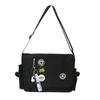 Bolso de hombro para hombre, estilo japonés, sencillo, estilo mensajero, informal, estilo Harajuku, de gran capacidad, para estudiantes, para mujer