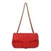 Bolsas Textura Fashionável Bolsa de Axila Feminina Tendência 2025 Nova Bolsa de Ombro com Corrente Europeia e Americana Luxo Acessível Versátil Bolsa Transversal