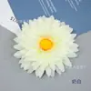 Girasol Artificial Crisantemo de Mil Capas Grande Tocado de Estilo Antiguo Bandera Cabeza Producción Estilo Jardín de Girasoles Arreglo de Patio