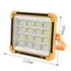 Iluminación Solar Portátil para Exteriores Transfronteriza Estilo Camping Puesto de Venta Carga Multifunción USB Reflector de Emergencia Luz Fuerte
