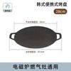 Nuevo Sartén Parrilla Transfronterizo Plato Coreano para Barbacoa Antiadherente Camping al Aire Libre Teppanyaki Sartén Parrilla para Bistec Plato para Barbacoa
