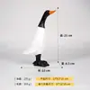Nuevas Figuras de Animales de la Familia Pato y Oso de Cabeza Inclinada de Venta Caliente Transfronteriza Decoraciones de Resina para Entrada del Hogar, Sala de Estar y Jardín