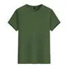 Camiseta de algodón de verano con estampado de logo cuello redondo camiseta blanca pequeña camiseta de publicidad ropa de trabajo para hombre y mujer mangas cortas para niños