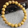 Pulsera de sándalo al por mayor de fábrica estilo mini compacto 8 anillos individuales pulsera de cuentas de cuentas para hombres y mujeres joyería