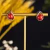 Estilo Dulce y Fresco Chica Picante Aretes de Aro Lisos Nicho Gama Alta Minimalista Cara Redonda Puños para Oreja Pendientes Circulares Personalizados de Celebridad de Internet