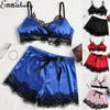 Comércio exterior Amazon explosões pijamas seda camisola grande tamanho casa cueca camisola ebay Fonte Europa e Estados Unidos 022