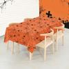 Amazon Mantel Decorativo Desechable de Halloween Vajilla para Fiesta Festiva Mantel con Temática de Calabaza Telaraña