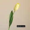 Buquê de tulipas artificiais com sensação de hidratado para decoração de cena, flores de tulipa de alta qualidade para casamentos, flores artificiais