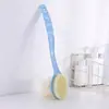 Escova de Banho Macia com Cabo Longo e Dupla Face, Escova Esfoliante para Banho, Escova de Banho com Cabo Longo, Ferramenta para Esfregar as Costas, Fácil de Usar e Ótima