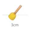 5 Pincéis de Pintura com Esponja Cabeça de Cogumelo para Crianças Pintura Artística Educacional Grafite DIY Selo de Esponja para Tinta Acrílica