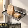 Prateleira de entrega dobrável atrás da porta, prateleira de armazenamento multifuncional montada na parede sem furar para entrada de casa