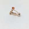 Acessórios de brincos DIY Super Flash Zircon Parafuso Clipe de orelha Ajustável em forma de U Ear Stud para Ear Clip Converter