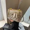 Bolso de Lana para Mujer para Otoño e Invierno 2025 Nueva Moda Nicho Cadena Bolso Cruzado de Lujo Mini Bolso Caja