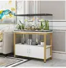 Gabinete Sencillo para Acuario Soporte para Acuario Metálico Hogar Sala de Estar Gabinete Base para Acuario Acuario Gabinete Base Pequeño para Acuario
