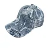 Nuevos Sombreros Estampados para Primavera y Otoño, Gorras de Béisbol de Marca de Moda Estilo Coreano, Gorras de Béisbol Versátiles de Mezclilla, Sombreros de Sol Unisex