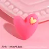 Accesorios para niños DIY en forma de corazón, crema de amor, pegamento, material de carcasa de teléfono móvil, pequeños accesorios creativos hechos a mano