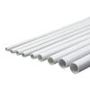 Tubo Redondo Duro Fino de PVC Eletroduto Oco Tubo de Plástico Rígido de PVC Multiuso Tubo para Fiação Elétrica de Engenharia Conexão de Tubo Tubo Redondo Duro