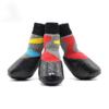 Meias à prova d'água para pets NC, esportes para cães, ao ar livre, antiderrapantes, quentes, resistentes ao desgaste, pacote com 4, cinza mescla, meias quentes