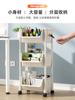 Estantería de Escritorio para Dormitorio de Estudiantes con Estantería Debajo del Escritorio, Carrito de Oficina Móvil
