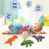 Ovos de Dinossauro Desenho Animado Criativos Que Racham e Crescem Quando Mergulhados em Água, Ovos que Chocam que Absorvem Água e Crescem, Brinquedos Realistas para Crianças para Fins Educacionais