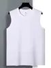 Chaleco Deportivo Pesado para Hombre, Estilo Veraniego Ins, Color Sólido, Versátil, Corte Holgado, Camiseta sin Mangas, Camiseta de Manga Corta para Gimnasio 2026 para Hombre