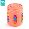 Puesto de Juguetes de Latas Giratorias para Dedos, Cubo Mágico de Frijol Hamburguesa, Cubo de Rubik, Giroscopio de Punta de Dedo, Juguete de Pelota, Transfronterizo