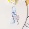 Chaveiro Pingente Fofo de Fivela de Porta de Badminton DIY Artesanal Unissex Acessório de Bolsa Pingente de Miçangas Venda por Atacado