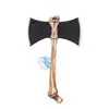 Accesorios de Arma de Halloween, Hacha Única de Eva y Juguete de Cabeza de Guadaña, Guadaña de Parca de Halloween
