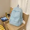 Mochila Sencilla Estilo Coreano para Estudiantes de Preparatoria Hombres, Bolsa Escolar de Gran Capacidad para Estudiantes de Secundaria Mujeres, Bolsa para Computadora, Mochila de Viaje y para el Trabajo