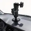 Suporte universal para DVR/câmera de painel de carro com ventosa e fixação no teto, suporte universal totalmente metálico