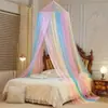 Mosquitero de cúpula estilo palacio para interior, anti-mosquitos de techo, sin color, sin instalación, mosquitero para cama doble, malla de princesa encriptada