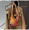 Bolso de Punto Estilo Lazy para Mujer 2025 Nueva Moda Tendencia Versátil Bolso de Hombro para Viajeros Bolso Tote de Gran Capacidad