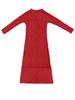 Primavera 2026 Nuevo Estilo Vestido Largo Elegante Plisado de Escamas de Pescado Cuello Redondo Manga Larga Vestido Plisado Vestido de Alta Gama para Mujer