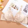 Novo sutiã push up para peito pequeno lingerie feminina sutiã fino sem aro bordado coleta de seios respirável beleza nas costas