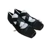 Zapatos Planos Cuadrados Estilo Ballet con Pedrería para Mujer, Zapatos Mary Jane de Tira Cruzada con Moño, Zapatos Planos de Satén, Exportación