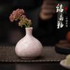 Dispositivo de Flor de Gota d'Água com Esmalte de Cristal Vaso Cerâmico Pequeno Doméstico Arranjo de Flores Hidropônicas Decoração de Mesa de Sala de Estar/Escritório Vaso Seco