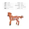 Simulação Transfronteiriça Mini Fazenda Aves Galinha Pato Ganso Vaca Ouro Animal Pequeno Modelo em Miniatura Ornamentos de Mesa de Areia Atacado