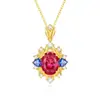 O Mesmo Estilo da Joalheria, Conjunto de Colar e Anel Beijo de Atena para Mulheres, Fashion, Luxo Leve, High-End, Cravejado com Diamantes, Joias Versáteis